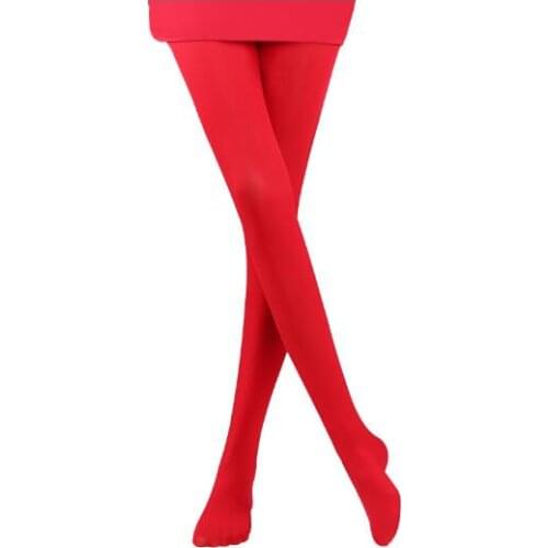 New Arrival! 80D New Fashion Red Pantyhose Solid Sexy Lolita Pantyhose