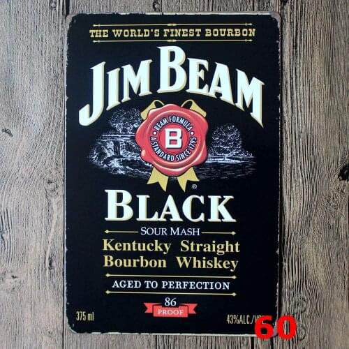 Original Retro Design Beer Tin Metal Signs Wall Art|Thick Tinplate Print Poster Wall Decoration for Bar