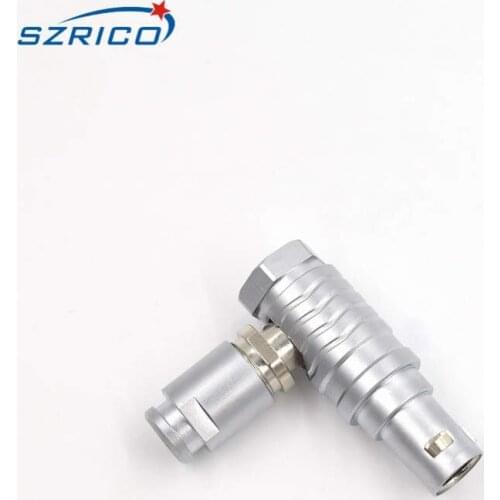 Self-locking Push-Pull Connectors 0B FHG 2 3 4 5 6 7 9 pin Elbow Plug Wire Cable Aviation Connector