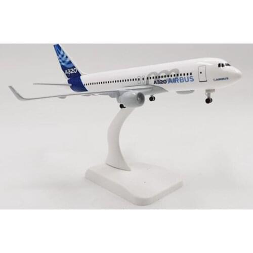 20CM 1:300 Scale Airbus A320 NEO Portotype Airlines Airplanes Plane Aircraft Alloy Diecast Model Toy Collective Kids Toys
