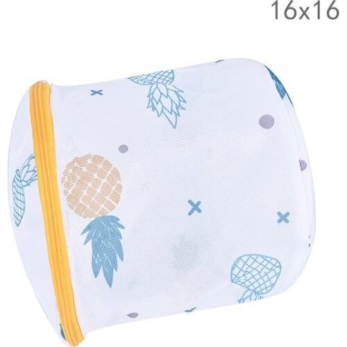 Polyester Zippered Mesh Laundry Bag Washing Net Bag For Underwear Sock Washing Machine Pouch Clothes Bra Bags