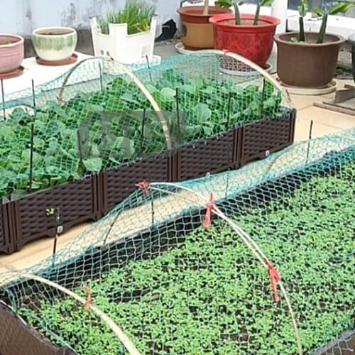 Anti Bird Net Green 2*5 M Garden Accessories PE Farmers Must With 50 Cable Ties Nylon Mesh