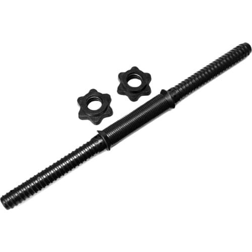 Dumbbell Bars for Exercise Collars Weight Lifting Standard Adjustable Threaded Dumbbell Handles 45cm