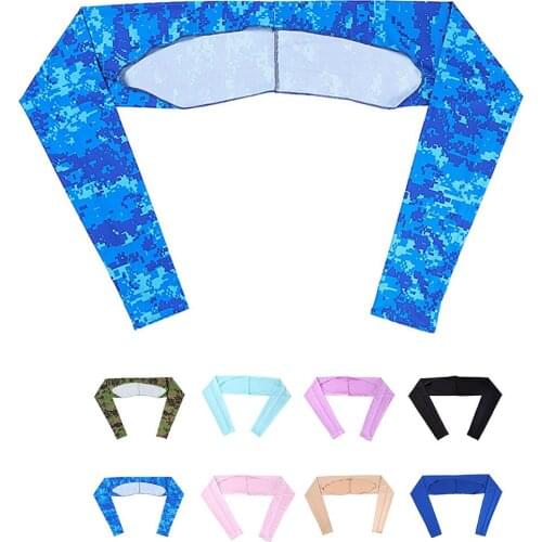 Unisex UV Sunscreen Shawl Outdoor Long Arm Sleeve Driving Cycling Bicycle Oversleeve Cover