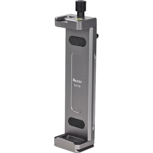 XILETU Universal Aluminum Alloy Tablet Phone Stand Holder Clip Tripod Aluminum Adjustable Bracket for Mobile Phones