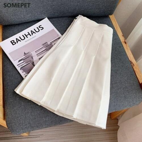 Spring And Summer Jk Uniform Skirt Anti-Wrinkle Solid Color Pleated Skirt Japanese Students Anti-Light Short Skirt