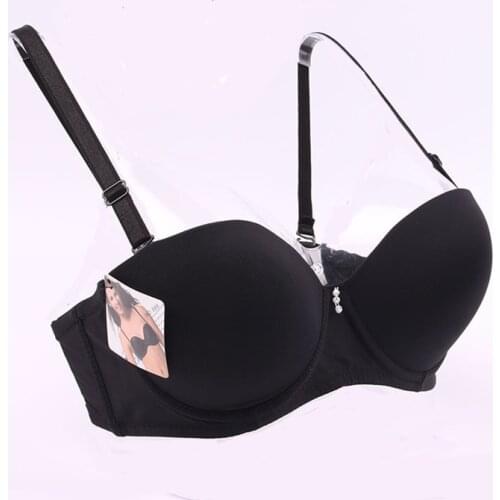 Mozhini Hot Sell Women Push Up Bra Cotton Comfort Sexy Bra Seamless Young Girl Underwear Brassiere 1/2 pad thick cup Diamond Bra