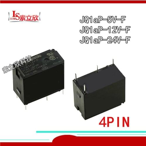 10pcs/lot 100%NEW original relay JQ1aP-5V-F JQ1aP-12V-F JQ1aP-24V-F JQ1aP 24V FA 4PIN 10A 250V 5VDC 12VDC 24VDC