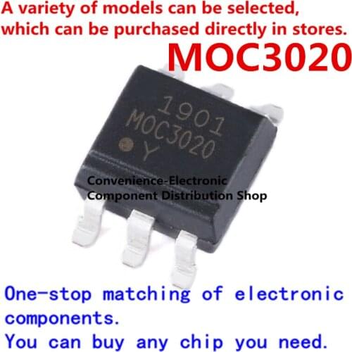 10pcs MOC3020M MOC3020 SOP-6 SMD original Optocoupler IC