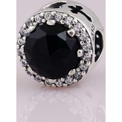 Authentic S925 Bead Evil Queens Black Magic Crystal Charms fit Lady Bracelet Bangle DIY Jewelry