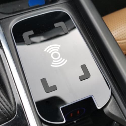 Car wireless charger for Volvo XC60 S60 V60 C60 XC90 S90 V90 2018 2020 qc3 usb port mobile phone holder fast charge accessories