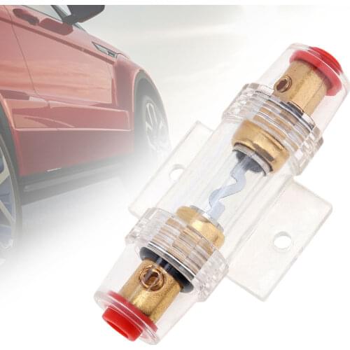 30-100A DC 12V Car Audio Refit Fuse Holder Gauge Car Stereo Audio Circuit Breaker Inline Fuse for Cars Vehicle Automobiles