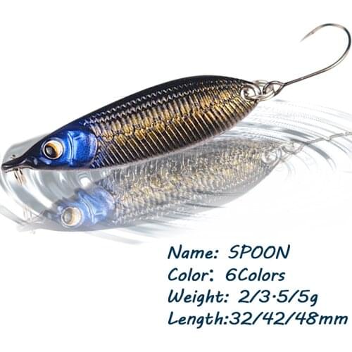 GOBYGO 1PCS Makou Qiaoluofei Fake Bait Fresh Water Pass Kill Fake Bait 2G 3.5G 5G Single Hook Multicolor