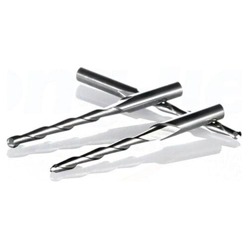 10pcs/lot 1mm 1.5mm 2.0mm 2.5mm 3.175mm Carbide Ball Nose End Mill CNC Engraving Router bits milling cutter wood working set