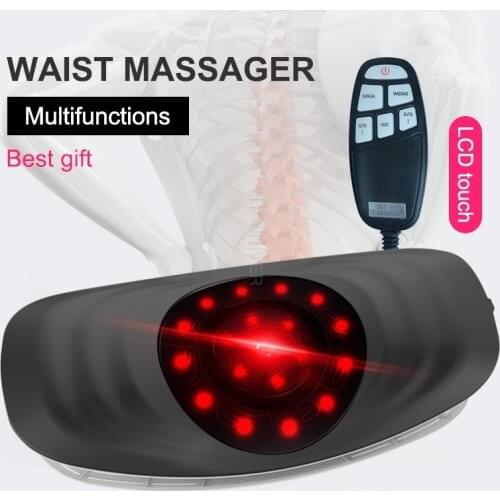 Machine Waist Massager Vibration Massage Support Lumbar Spine Relieve Waist fatigue
