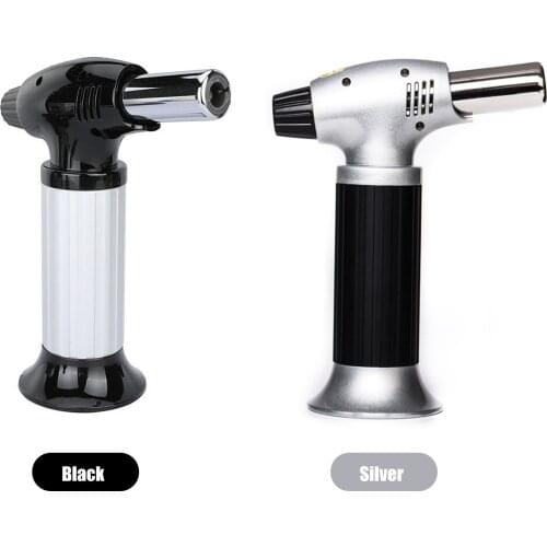 Antorcha de metal doméstico antorcha de cocina portátil con cerradura de Seguridad encendedor ajustable para cocinar / barbacoa