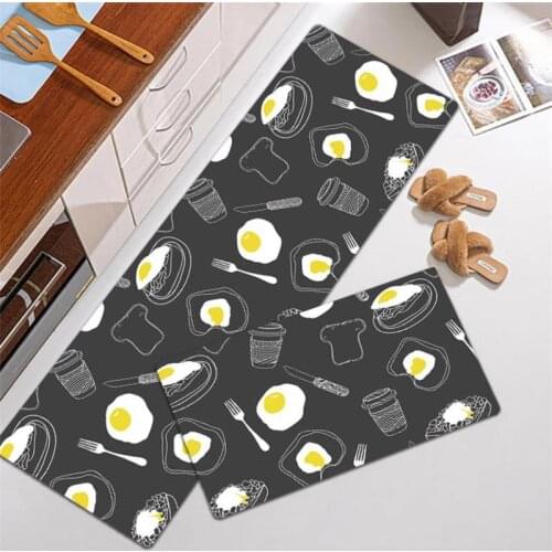 Anti-slip Kitchen Mat Bath Carpet Entrance Doormat Oil-proof Waterproof Living Room Outdoor Floor Mat Bedroom PVC Leather Rug