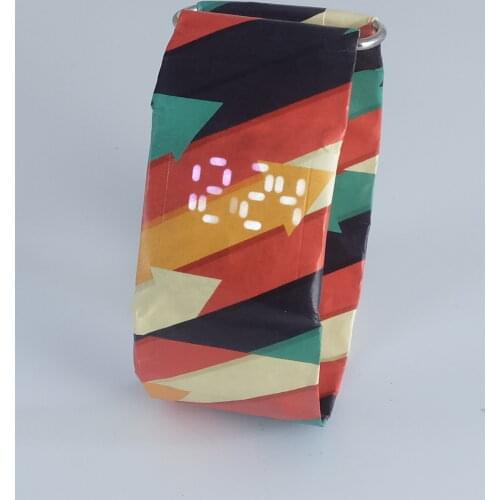 2018 New Creative Men Women LED Digital Watch Fashion Waterproof Paper Watch Strap students sport Watches Relogio Masculino