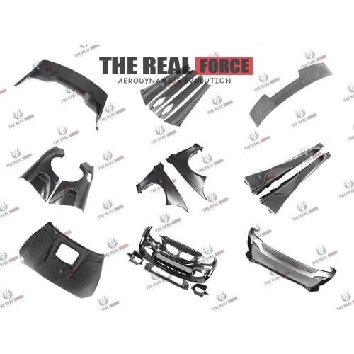 Suitable For 14-21 BMW F87 M2 F22 M235i TRF-VZ Full Body Kit - Front Rear Bumper Fenders Side Skirts Hood Spoiler