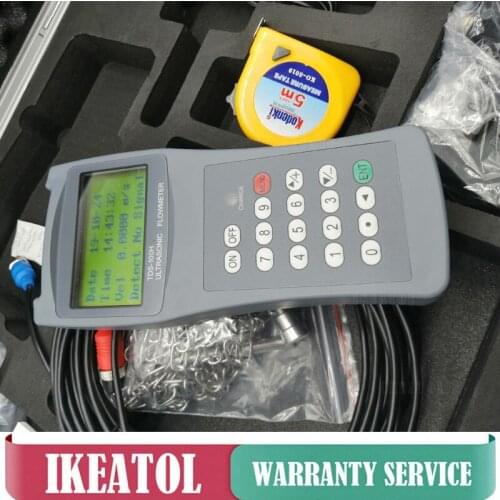 Handheld TDS-100H Ultrasonic flowmeters with S2 /M2 Transducer (DN15-700mm) Portable liquid flow meter
