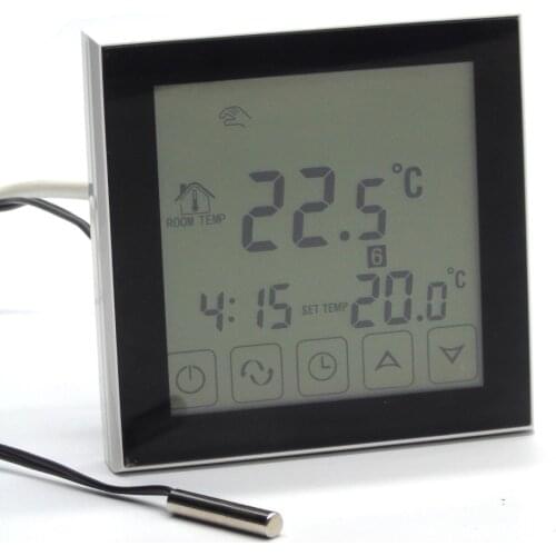 EU floor heating thermostat programmable with External sensor