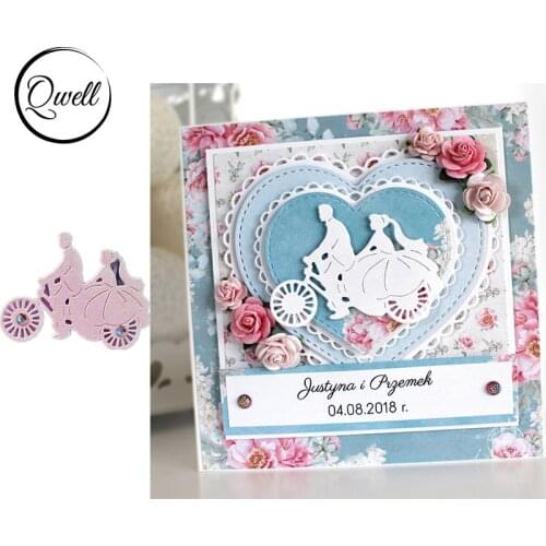 QWELL Couples Metal Cutting Dies for Scrapbooking and Card Making Paper Embossing Craft New 2019 die cuts