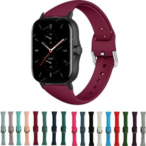 Amazfit GTS Smart Watch Replacement Strap 20mm Silicon Slim Sport Bracelet Watchband For Huami Amazfit GTS 2 2E GTS2 Mini Correa