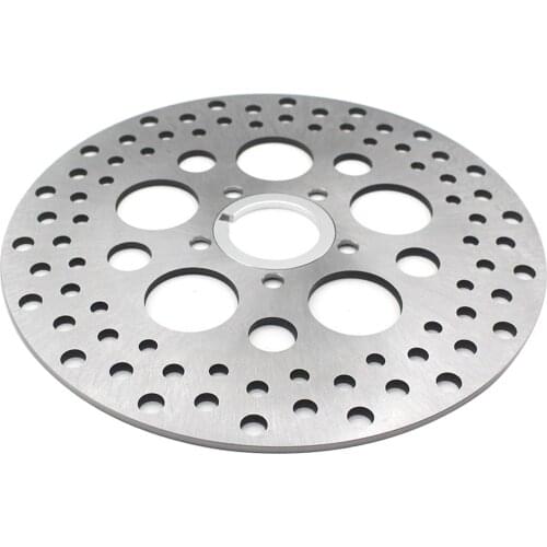 Motorcycle Silver Brake Disc Rotor for Harley XL 883 C Sportster Custom 1999-2010 TN TFB TF TC FXSTB 07-09