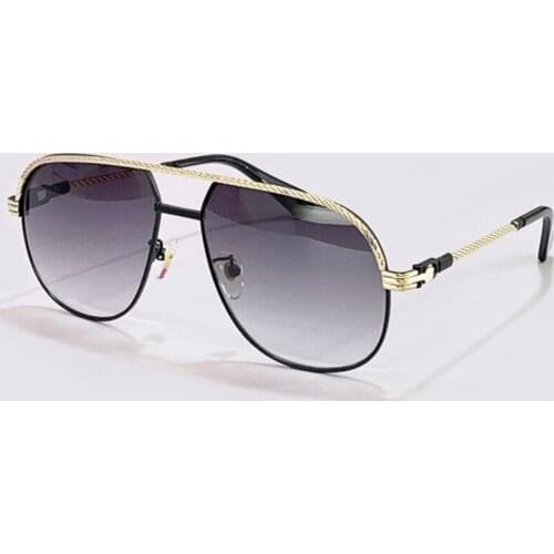 Metal Classic Vintage Women Sunglasses Pilot Female Gradient Sun Glasses Big Oculos Feminino De Sol UV400