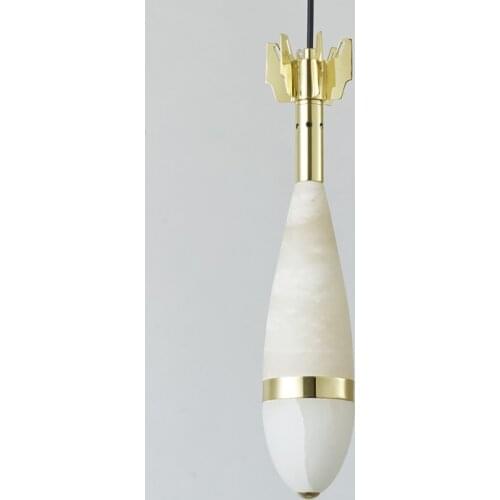 Modern decorative marble creative shell chandelier bedside bedroom restaurant model room personality designer bar chandelier