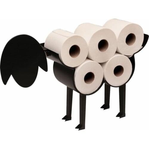 Toilet Paper Roll Holder Bathroom Kitchen Accessories Tissue Storage Stand Rack Cast Iron Roll Storage Bathroom Holder Console