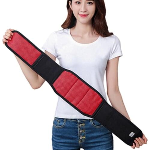 Tourmaline Self-heating Magnetic Waist Support Breathable Disc Herniation Orthopedic Medical Strain Brace Back Belt Pain Relief