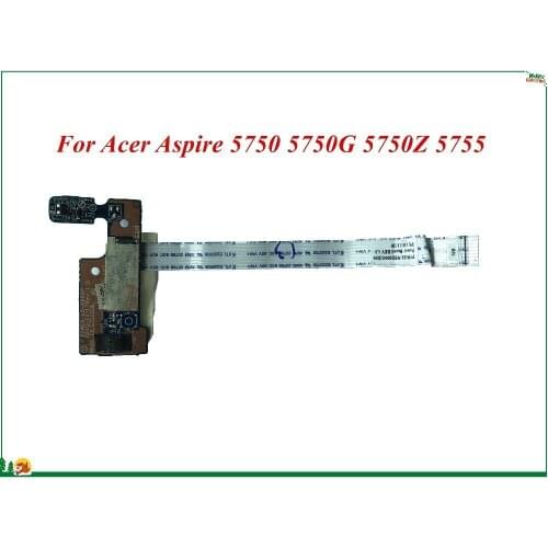 High Quality Laptop Power Button Board On SW2 With Cable P5WE0 LS-6902P For Acer Aspire 5750 5750G 5750Z 5755 100% Working