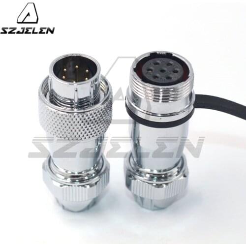 WF16 6pin Pair Outdoor Waterproof connectors IP67,Power Industrial cable connector 6pin socket and plug,RV solar port connector