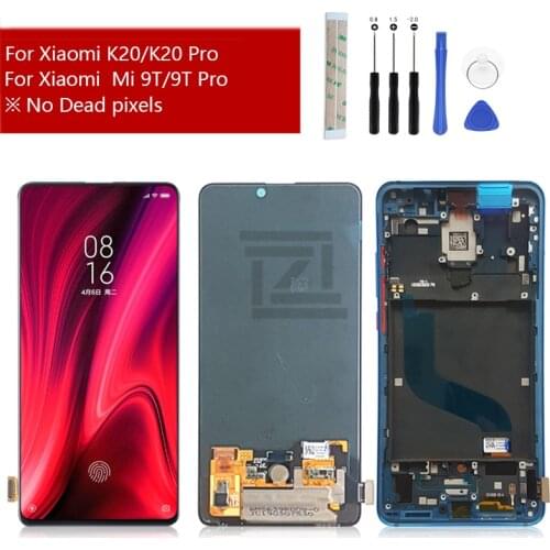 OlED LCD For Xiaomi Redmi K20 Lcd K20 Pro Touch Screen Digitizer Assembly Repair Parts For Xiaomi MI 9T Lcd 9T Pro