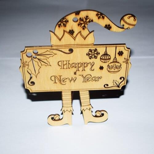 1pcs 3D Wooden Christmas clown puzzles/new year desk decoration/baby toys for children best gift/diy Toy Accessories/Model/es032