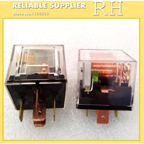 1Pcs Automotive Relays Waterproof 80A High Current Power 12V/24V 4-5PIN Double Contact Car JD1914