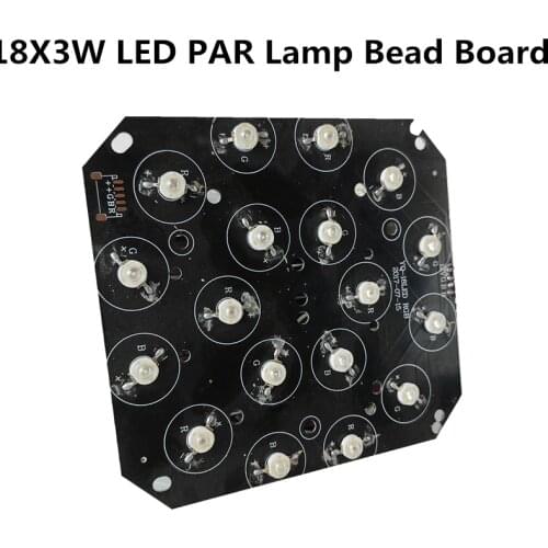 RGB 18X3W led PAR lamp bead stage lighting special Lamp bead board