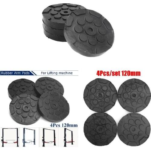 4Pcs/Set Round Soft Rubber Arm Pads for Car Auto Lift Truck Hoist RW