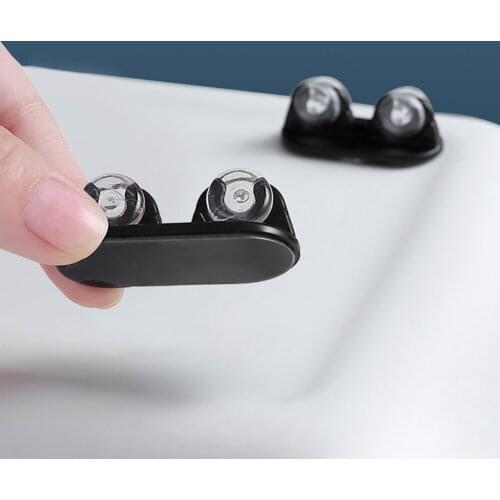 4Pcs Adhesive Casters Pulley Rollers for Cabinet Drawer Storage Box Trash Can Small Furniture Hardware Wheel Box Skateboard