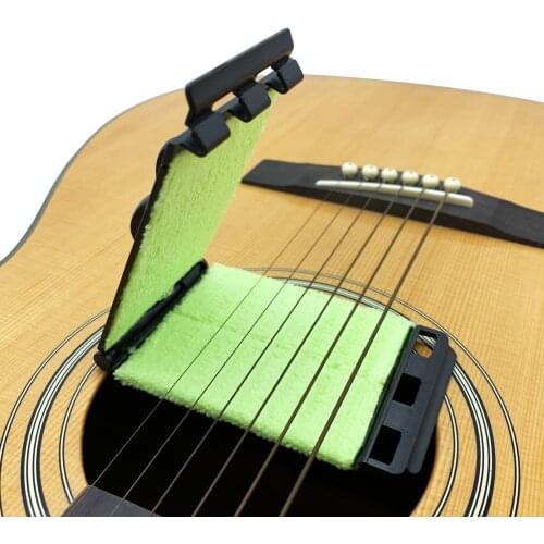 Acoustic Electric Guitar Bass Strings Cleaner Brush Board Scrubber Fingerboard Rub Cleaning Tool Maintenance Care Accessories