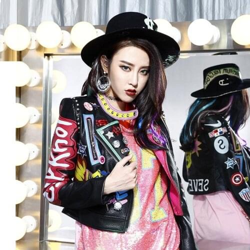 Женские кожаные бомберы ASYMSAY China At AliExpress