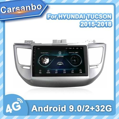 Android 9.0 Car Radio for Hyundai Tucson 2015-2018 Radio Player No DVD Multimedia Stereo Radio GPS Navigation for Tucson 3
