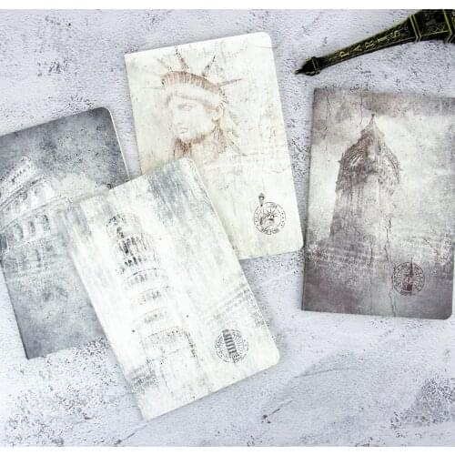 Statue of liberty Design B5 Ruled Lined 92 Pages (46 Sheets) Soft Cover Writing Paper Notebook, Cahier, Journal