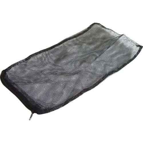 Black Aquarium Isolation Mesh Bag with Zipper to stock Filter Medium Activated Carbon Charcoal Biological Balls Filter media bag