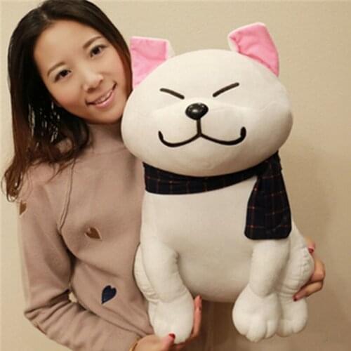 Fancytrader Cute Puppy Dog Toy Plush Stuffed Pop Anime Scarf Dog Doll 50cm Birthday Christmas Gifts