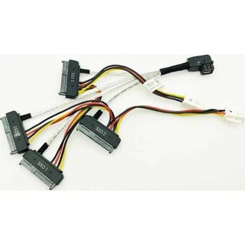 SAS Cable 12Gb SFF-8643 to 4 SAS/SATA Serial Attached SCSI Hard Disk Drive HDD Cable 1 to 4 SSD Cable 05T7PF for DELL SAS Cables