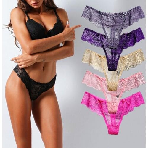 Lace Ladies Transparent Panties, One-piece Seamless Panties, Sexy Low-rise Thong, Temptation T-shorts Women Underwear Thongs
