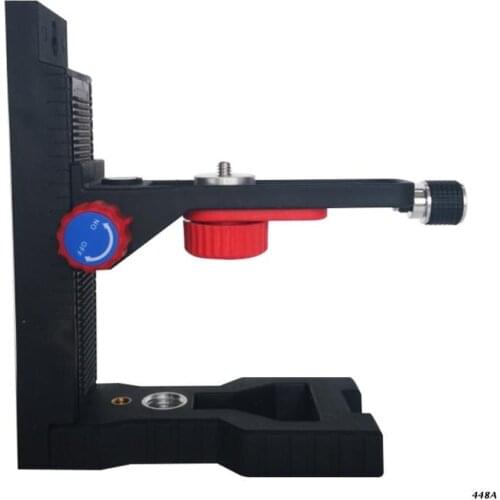 Multi-Function La ser Level Mount Magnetic Bracket Adapter Adjustable 1/4" & 5/8" Thread Wall Mounted Positioning Base