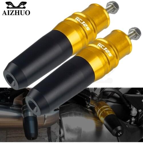 Motorcycle CNC Aluminum Frame Crash Pads Exhaust Sliders Crash Protector FOR RC125 RC 125 2011 2012 2013 2014-2017 2016 2015